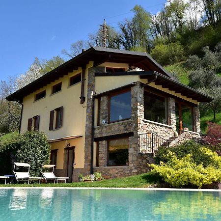 Villa In Pisogne With Pool Garden And Lake View Esterno foto